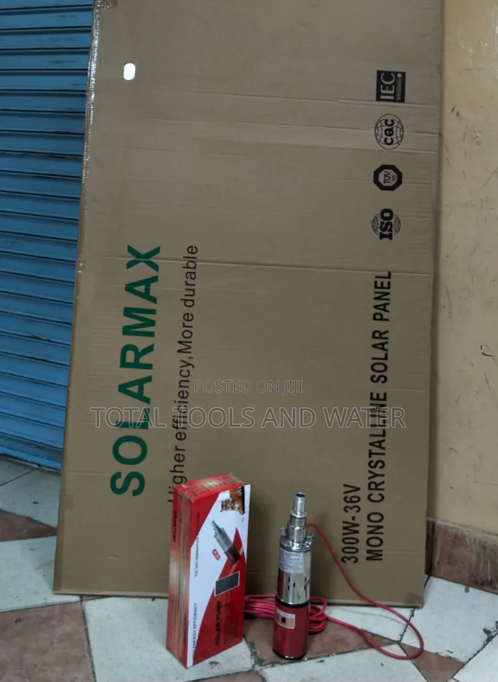 AGRI-FARMING Solar Water Pump 250W 24V and Solar Panel 300 Watts