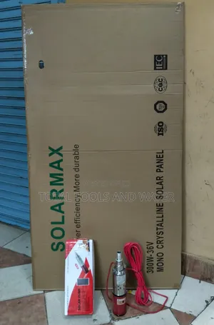 Solar Submersible Water Pump 250 Watts 50M With Solar Panel 300 Watts