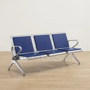Waiting Chair – 3 Seater Airport Style Visitor Bench With Steel Frame