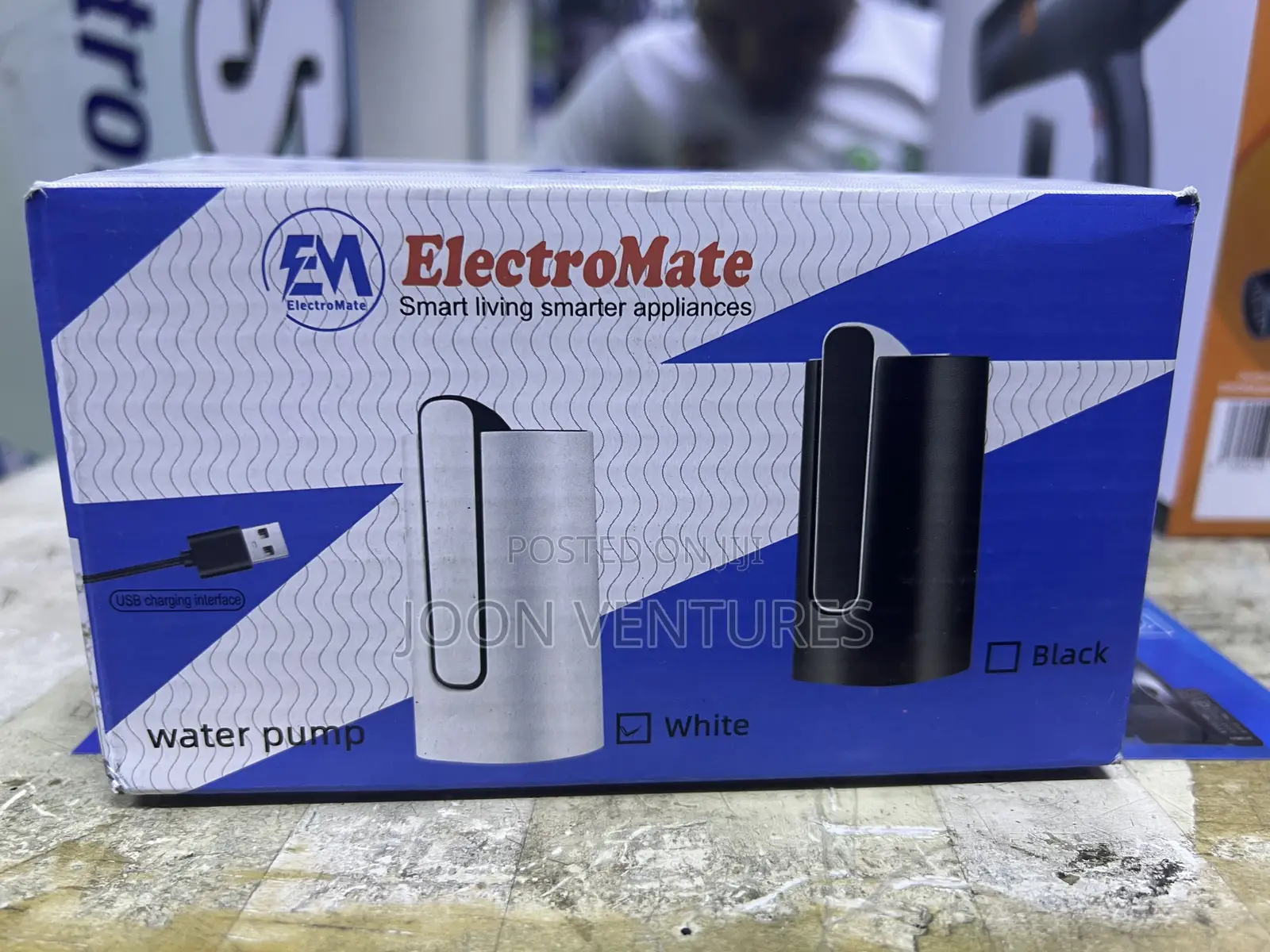 Electromate Water Pump Portable, USB-rechargeable Electric Dispenser