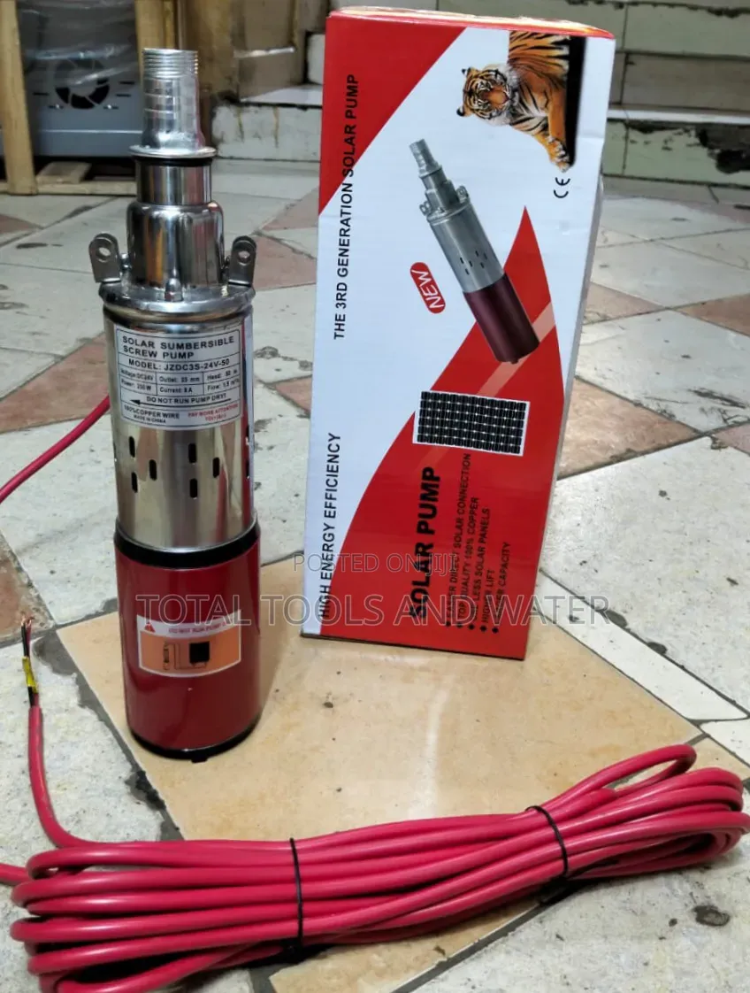 High Pressure Solar Pump 250 Watts 24 Volts 1500l/Hr