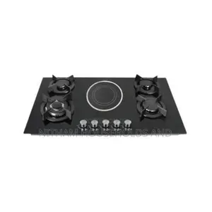 Bolesi Built in Gas Hob (4 Gas Burners + 1 Ceramic Electric Zone)