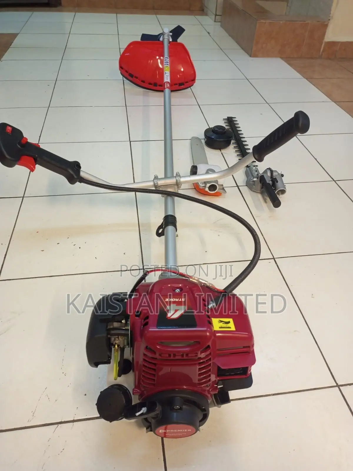 Premier Heavy Duy 4-Stroke Petrol Brush Cutter - 4 in 1 Gardening Tool
