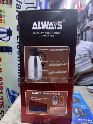 Always 3L Stainless Steel Vacuum Jug/Thermos Flask
