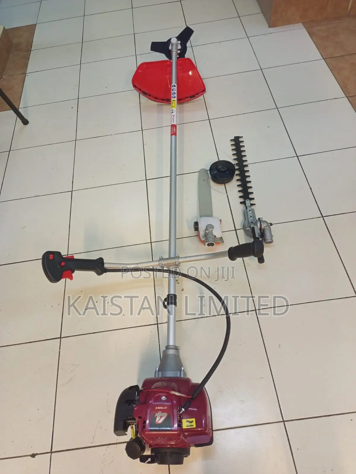 Premier 4-in-1 4-Stroke Function Petrol Brush Cutter Grass Trimmer