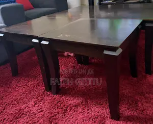 Coffee Table With Two Stools