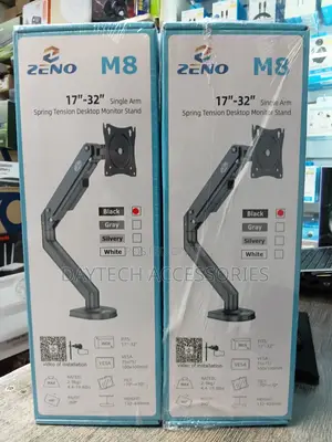 ZENO M8 Single Arm VESA Monitor Stand for Desk Mount