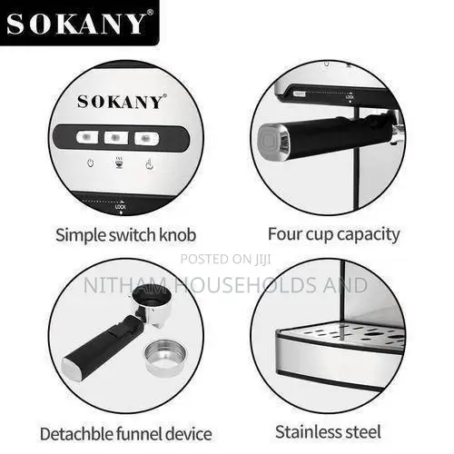 Sokany Sk-04041 Espresso Coffee Maker