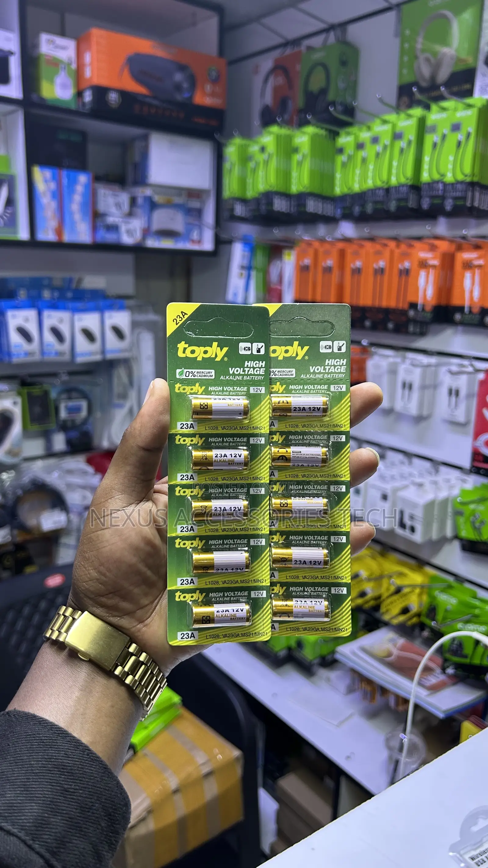 Toply 27A 12V High Voltage Car Remote Control Batteries