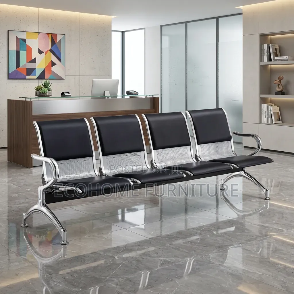 Waiting Bench – 4-Seater Reception Visitor Chair