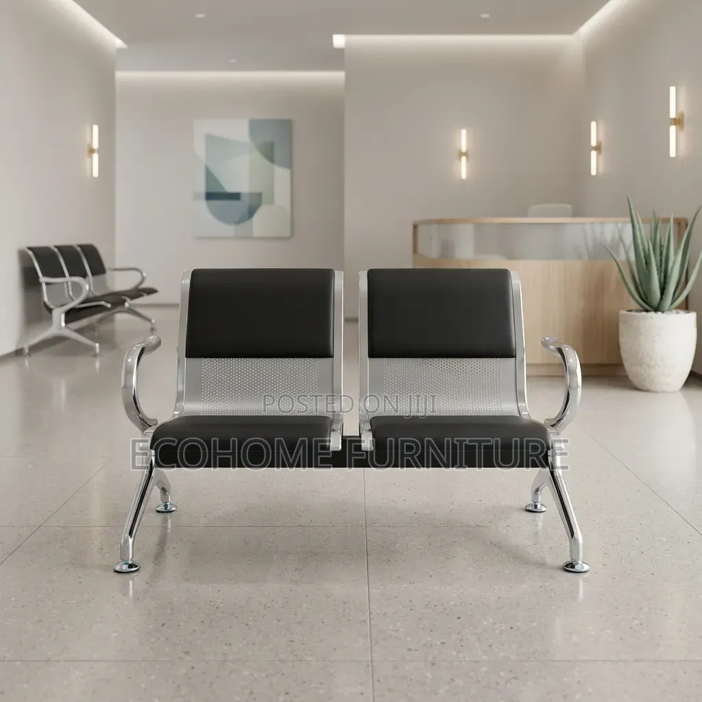 Waiting Chair – 2-Seater Reception Visitor Bench