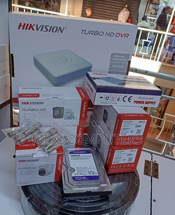 Hikvision 4 Turbo Hd 1080p 2mp CCTV System With Motion Detection