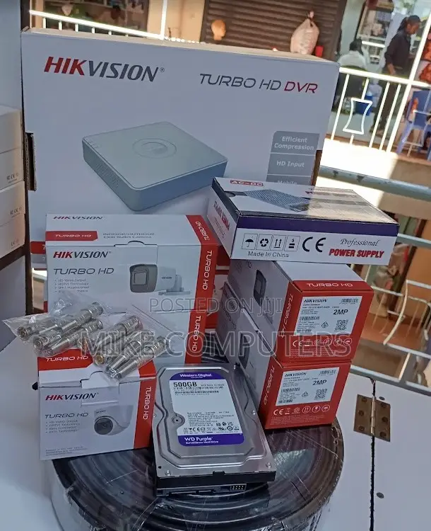 Hikvision 4 Turbo Hd 1080p 2mp CCTV System With Motion Detection
