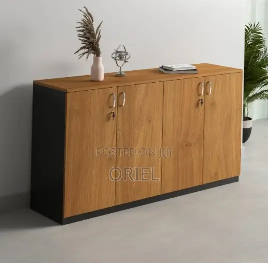 Office Credenza : 4-Door Office Credenza (Custom Made)