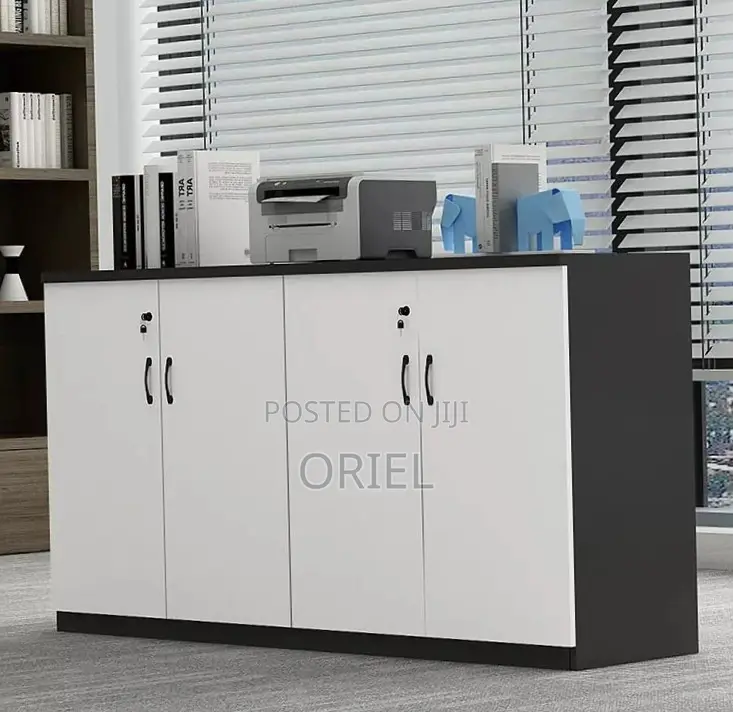 Office Credenza : 4-Door Office Credenza (Custom Made)