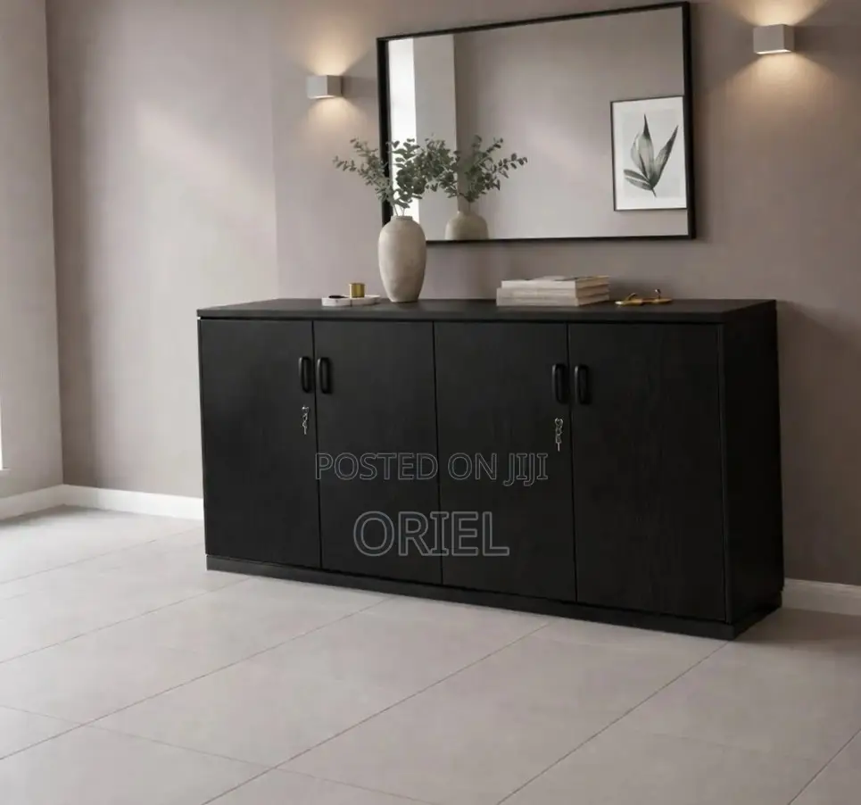 Office Credenza : 4-Door Office Credenza (Custom Made)