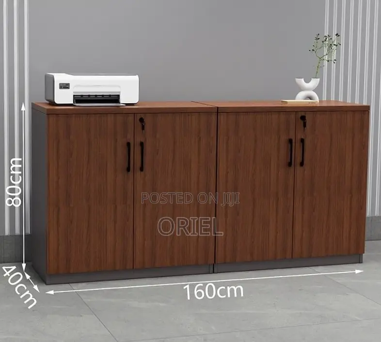 Office Credenza : 4-Door Office Credenza (Custom Made)