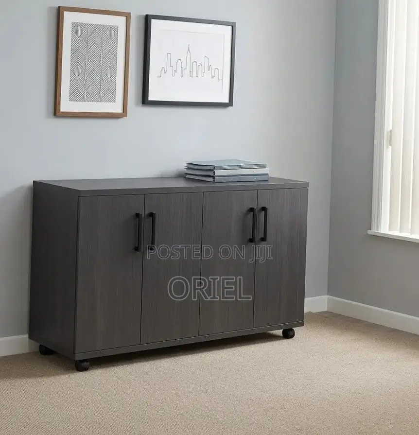 Office Credenza : 4-Door Office Credenza (Custom Made)