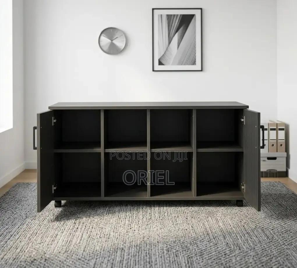 Office Credenza : 4-Door Office Credenza (Custom Made)