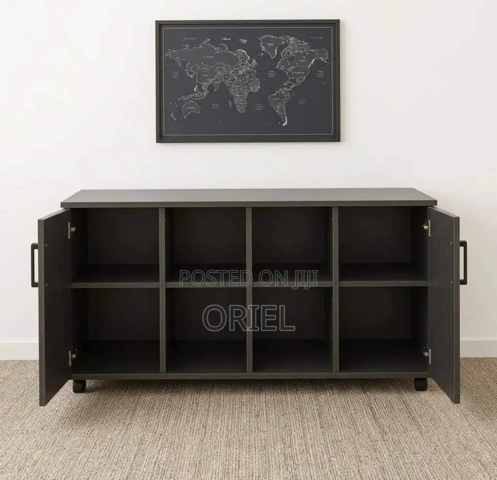 Office Credenza : 4-Door Office Credenza (Custom Made)
