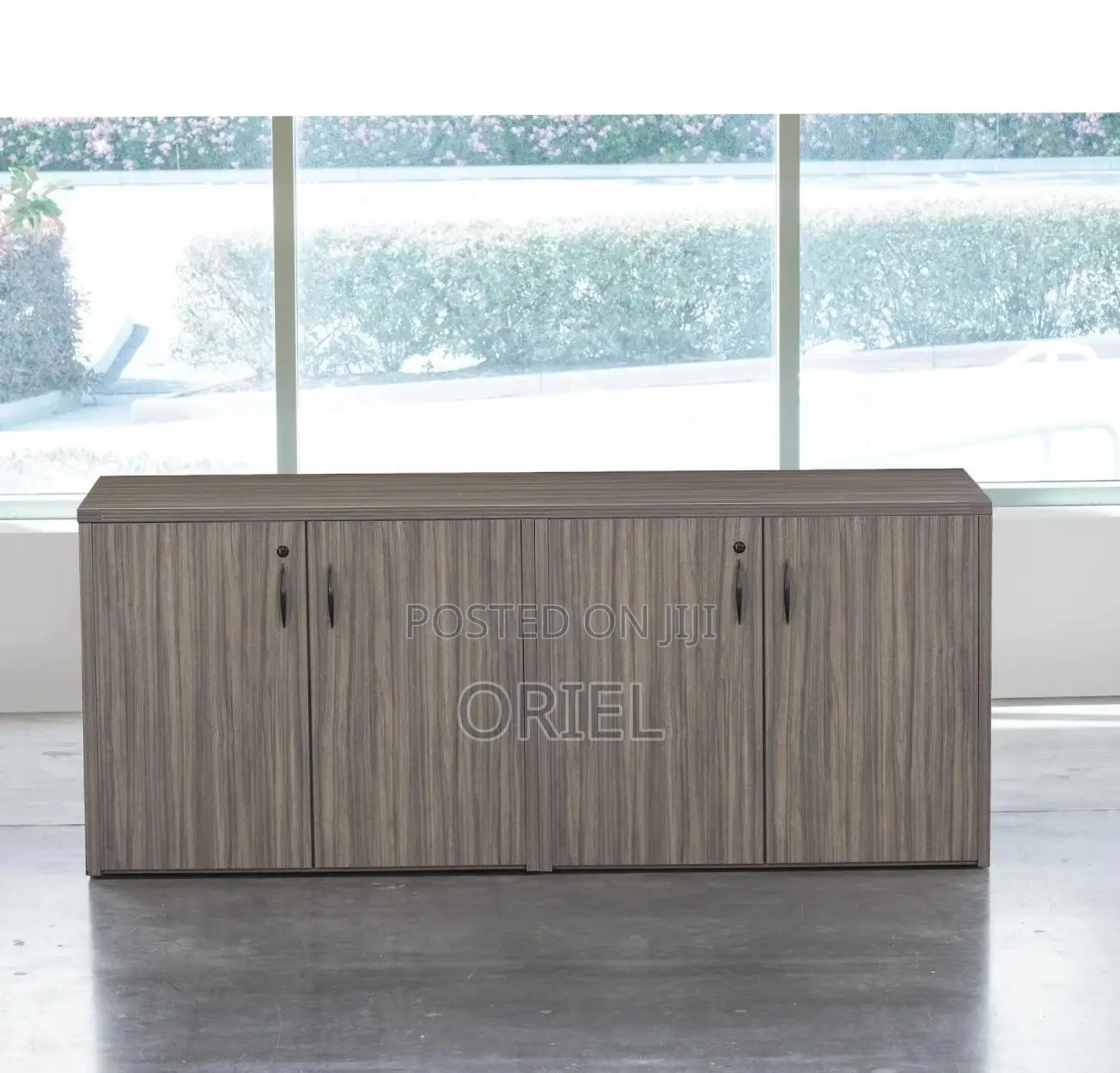 Office Credenza : 4-Door Office Credenza (Custom Made)