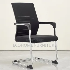 Visitor Chair – Premium Mesh Chrome Sled Frame Office Chair