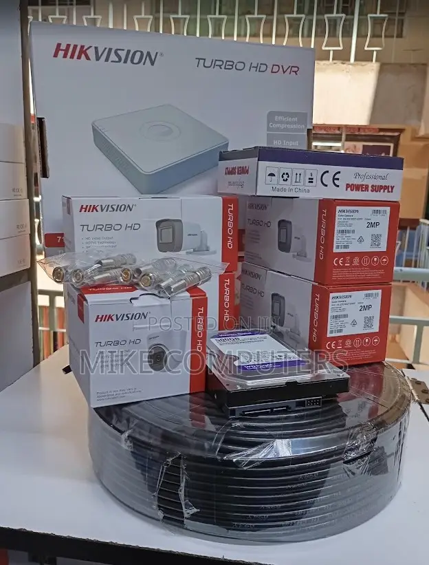 Hikvision 4 Turbo Hd 2mp CCTV System With Warranty