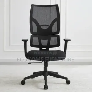 Office Chair – Ergonomic Mesh Back With Adjustable Armrests