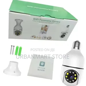 2MP 360° Panoramic E27 WiFi CCTV Camera With Night Vision