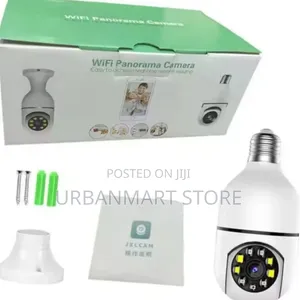 1080P Wireless E27 Bulb Security Camera With Auto Tracking