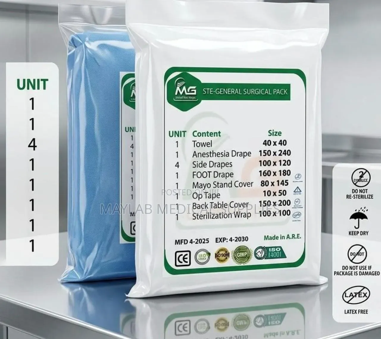 General Drape Pack – Sterile Surgical Drape Procedure Set