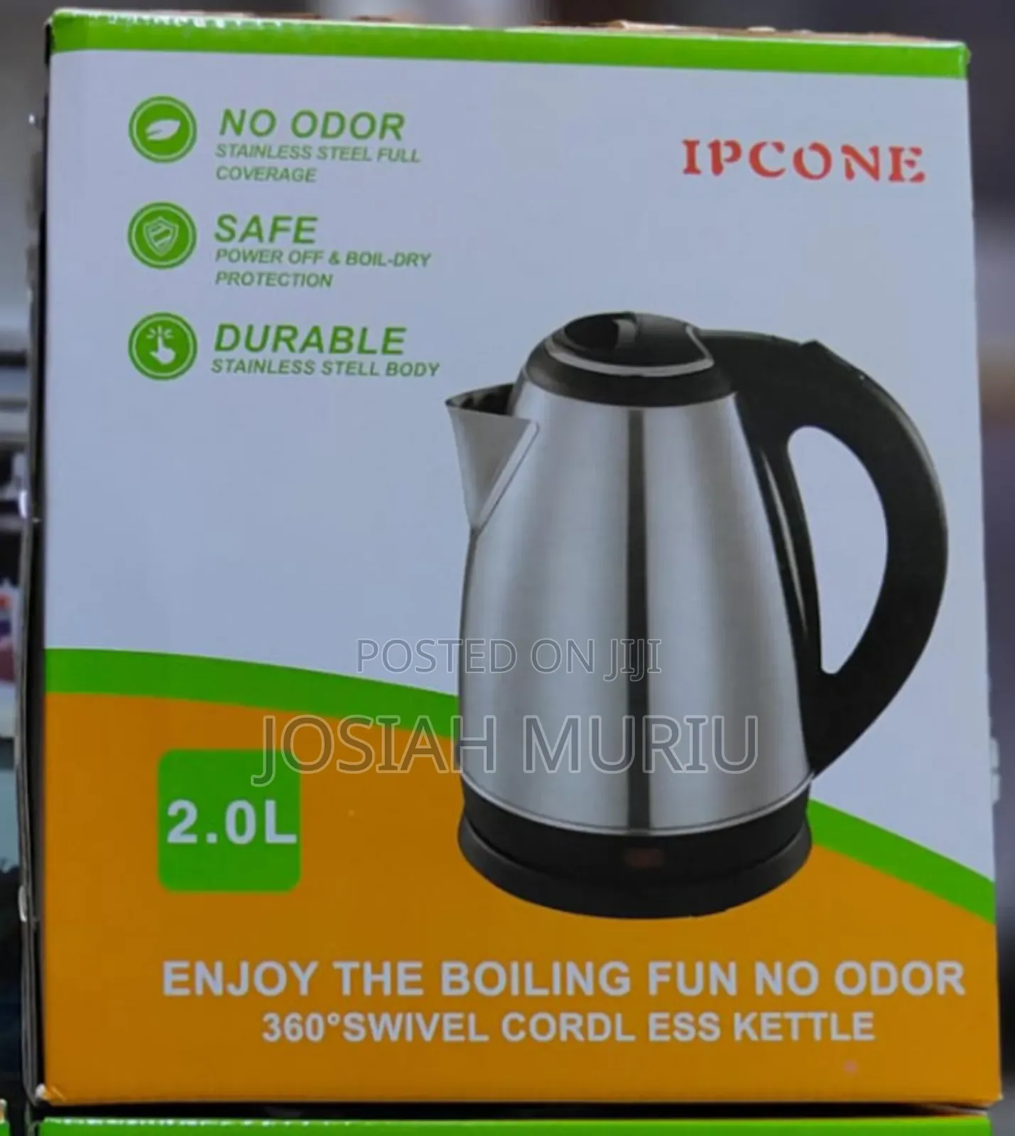 Ipcone Stainless Steel Electric Kettle