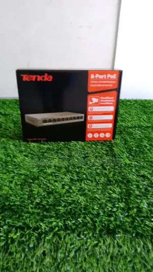 Professional Tenda 8-Port PoE Switch – CCTV IP Camera Switch