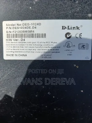 D-Link Model No:des-1024d 24 Ports