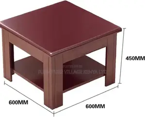 Coffee Table; Mahogany Imported Home-Office Coffee Table