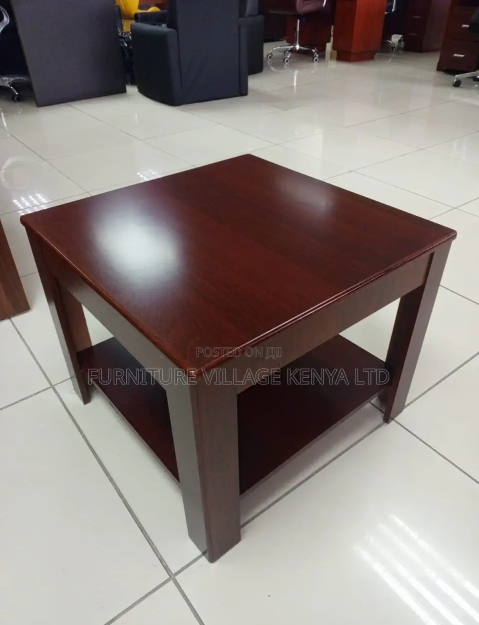 Coffee Table; Mahogany Imported Home-Office Coffee Table