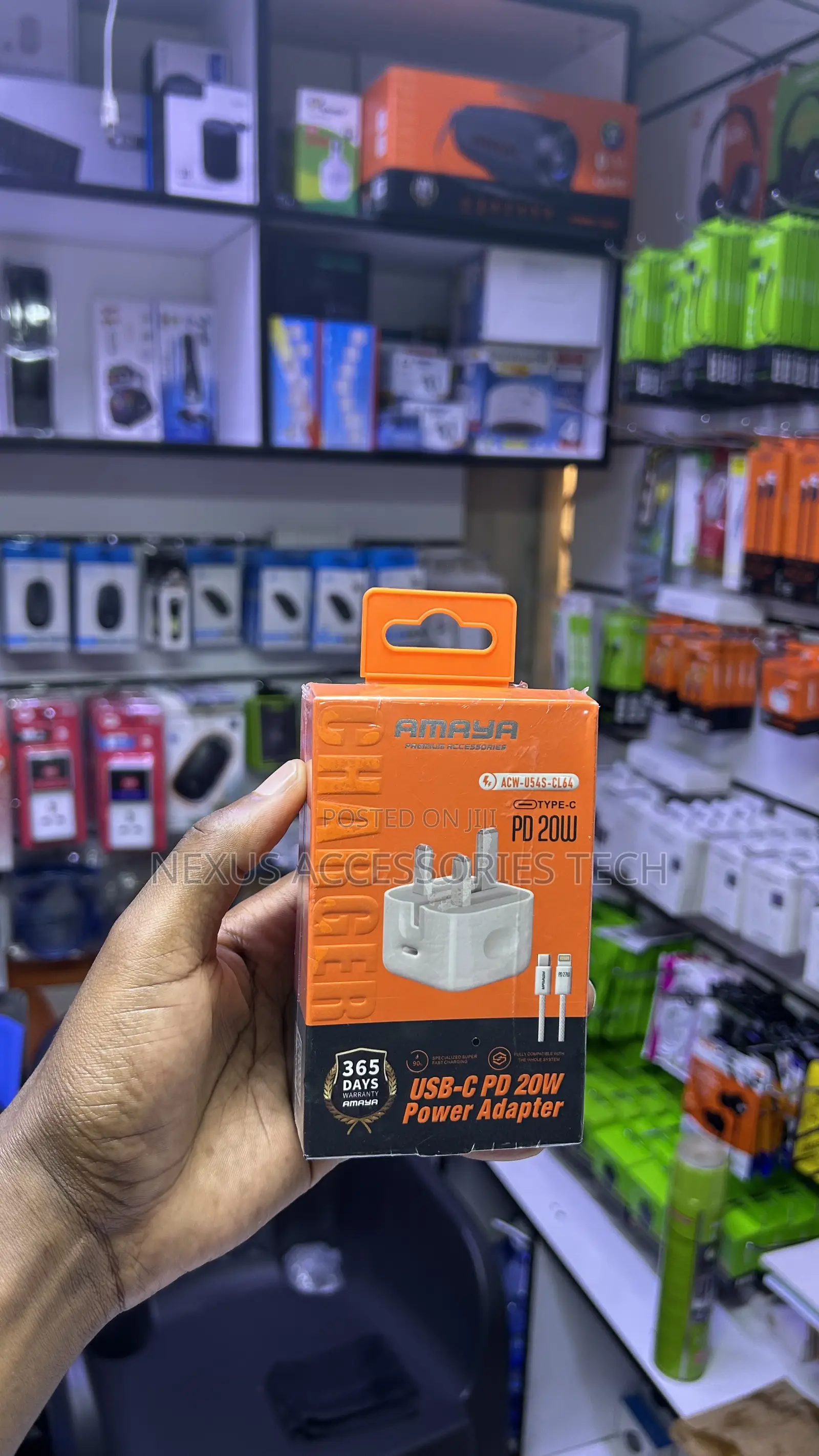 Amaya 20W USB-C PD Fast Charger for iPhone
