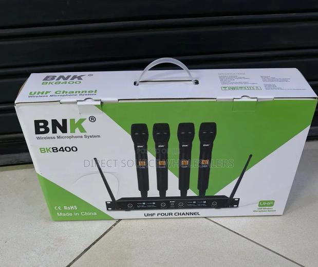 BNK BK8400 UHF Microphone Set With Receiver