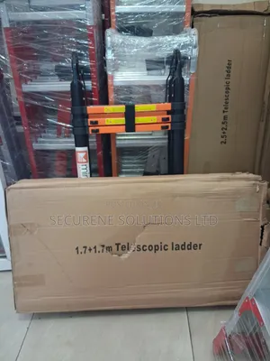 A Minara 1.7+1.7m Telescopic a-Frame Ladder