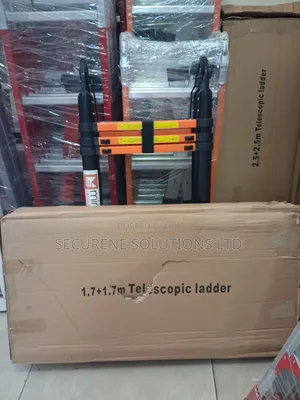 A Minara 1.7+1.7m Telescopic a-Frame Ladder