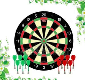 Pay on Delivery - 18 Inch Two-Sided Dart Board for Indoor Games