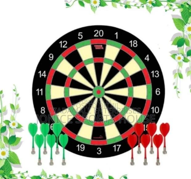 Pay on Delivery - 18 Inch Two-Sided Dart Board for Indoor Games