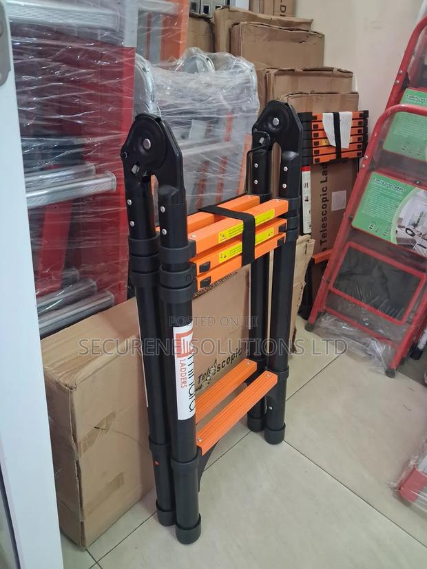 Minara 2.5m + 2.5m Double Telescopic Ladder - thumbnail 2