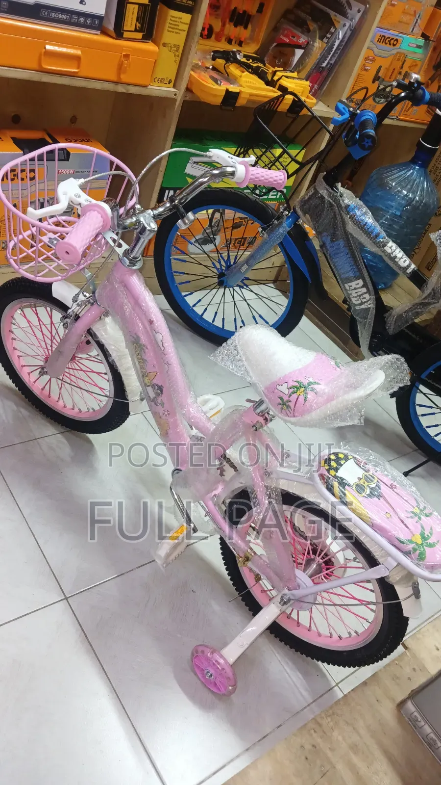 Kids Pink Bicycle Size 16