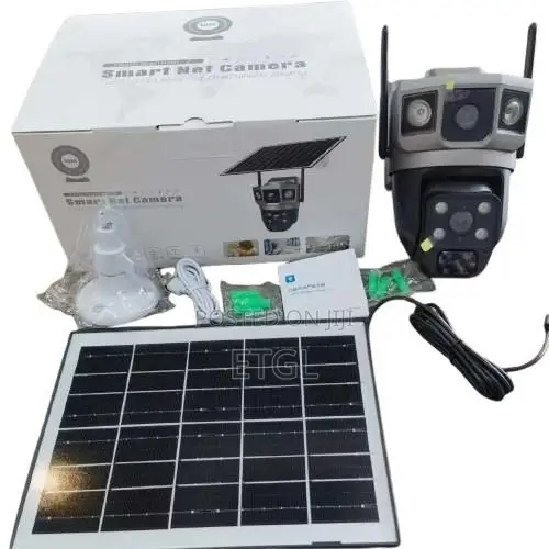 4G Dual-Lens V380 Solar PTZ Camera