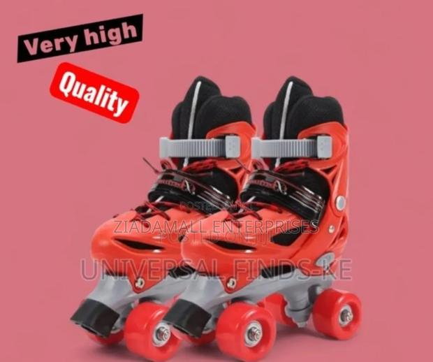 -Double Row Quad Roller Skates