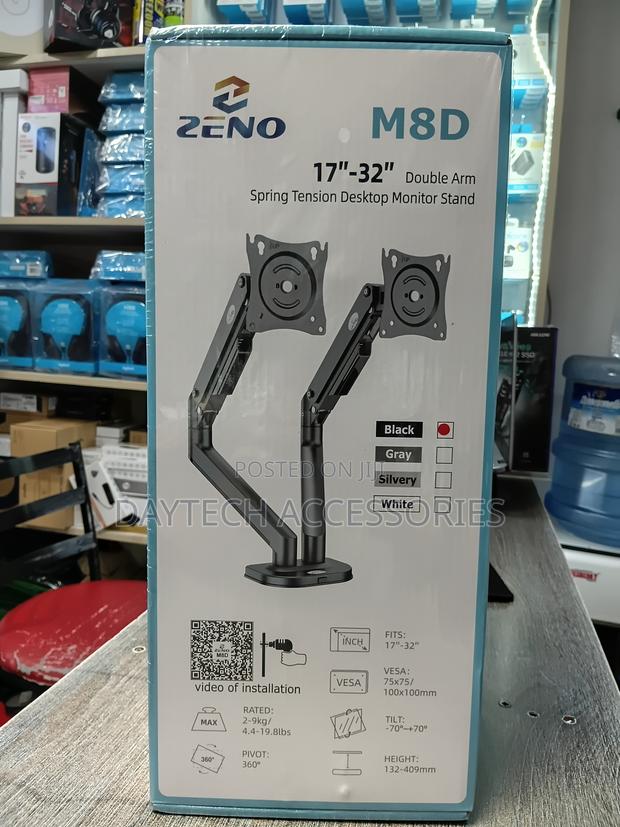 ZENO M8D 17-32" Dual Desktop Monitor Stand