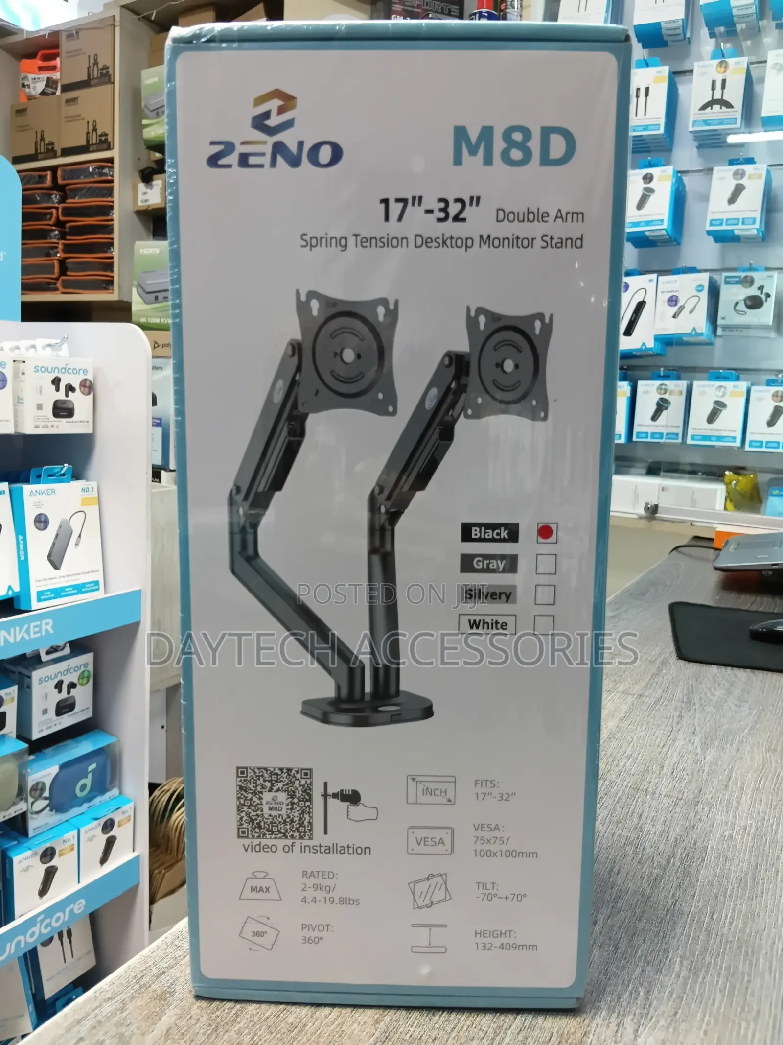 ZENO M8D 17-32" Dual Desktop Monitor Stand