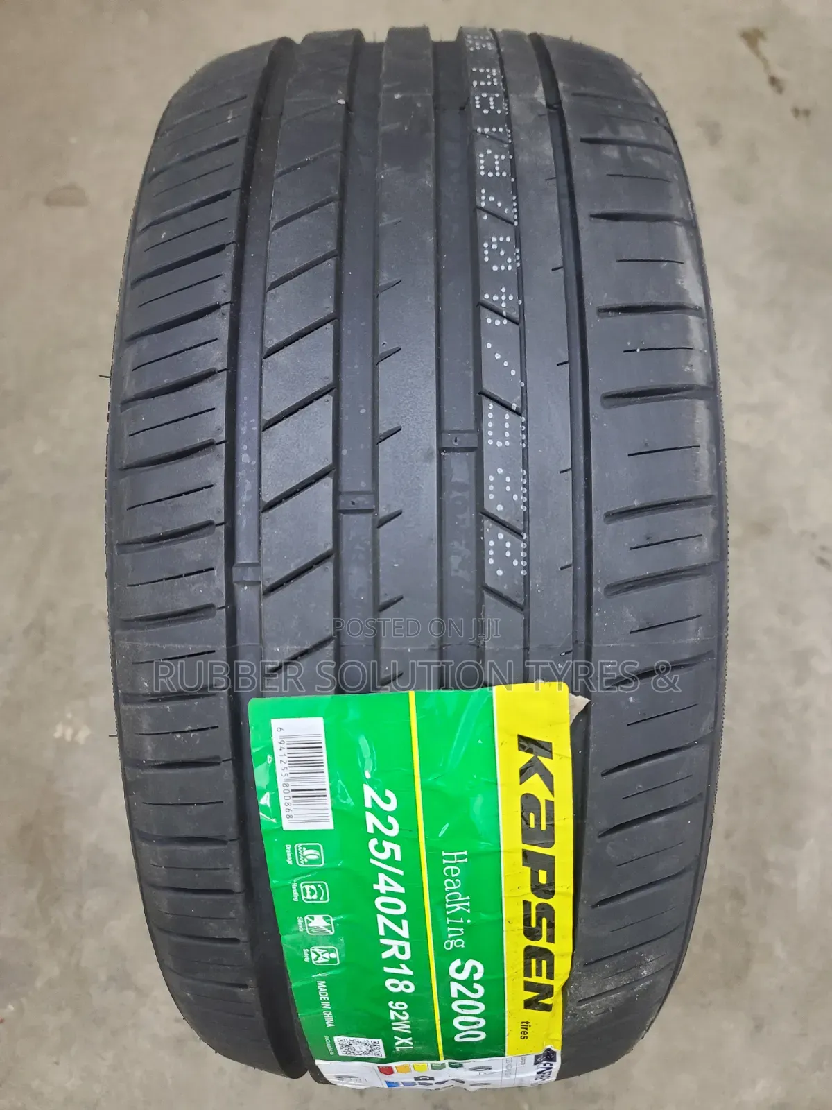 225 /40 R18 Kapsen Tyres 92w Xl S2000