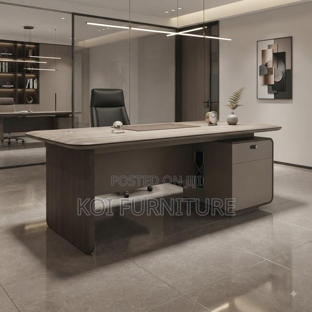 Office Desk; 120cm Executive Smooth Work Desks - thumbnail 3